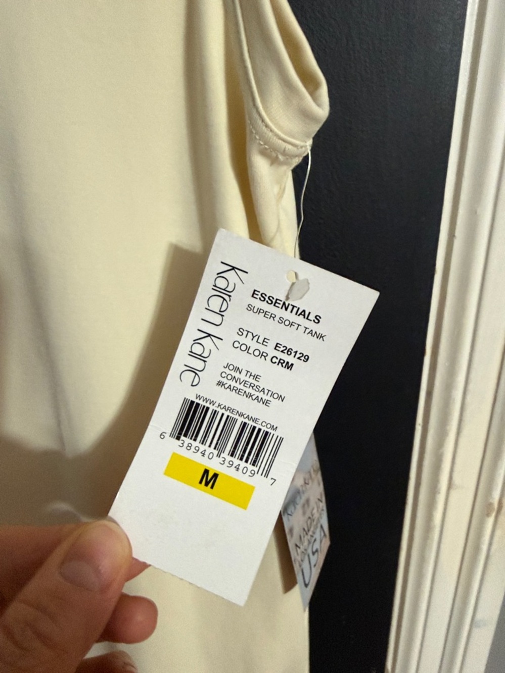 Karen Kane Essentials Super Soft Tank Size: M - Picture 4 of 6
